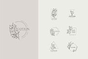 76 Floral premade logos, a Branding & Logo Template by Merfin (Thumbnail 5 of 10)