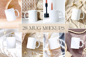 28 Mug Mockups