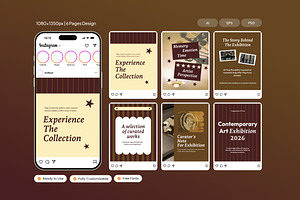 Exhibition - Instagram Post, a Social Media Template by Izdihaar_Studio