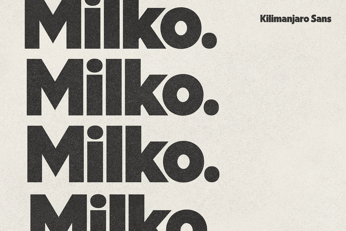 Kilimanjaro Sans (36 fonts), a Font by Nicky Laatz (Photo 69 of 75)