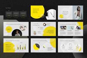 Black Glass - PowerPoint Template