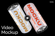 25cl Can - Photoshop Video Mockup, a Packaging Mockup by Mocku (Thumbnail 1 of 12)