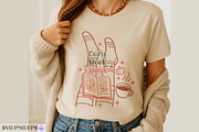 Cozy Book Babe Cute Book Lover SVG, a Graphic by mh_arif (Thumbnail 3 of 4)