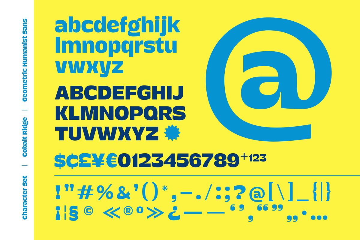 Cobalt Ridge, a Sans Serif Font by Xelo Graph (Photo 9 of 10)