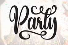 Party | Script Font