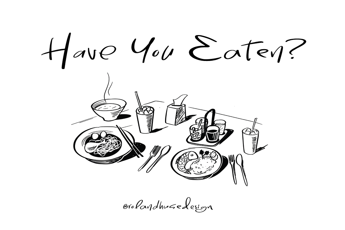 Have You Eaten?, a Handwritten Font by Roland Huse Design (Photo 1 of 4)