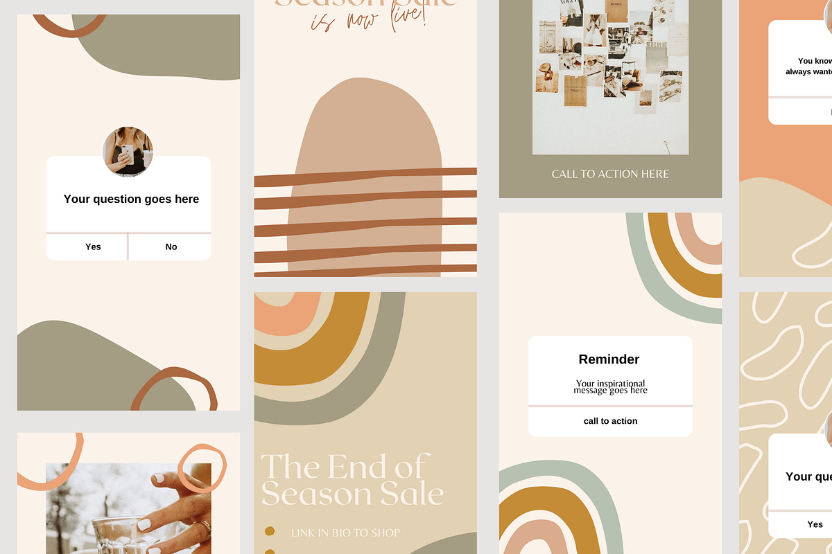 Boho Social Media Templates, a Device Mockup by Le Maison Bohem (Photo 10 of 10)