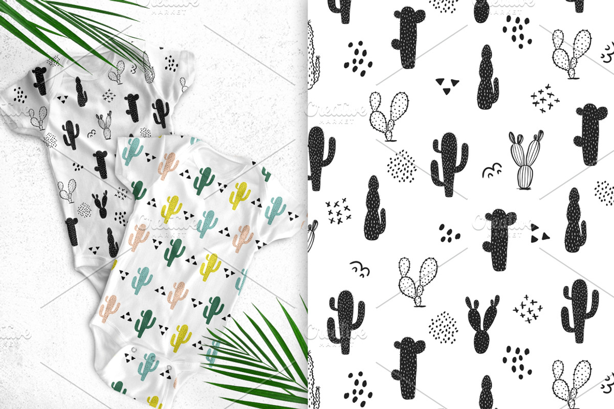 Cacti Prints & Patterns 20% OFF, a Pattern Graphic by Dasha_D (Photo 3 of 10)