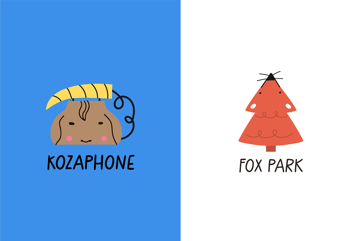 Kids illustrations logos and emblems, an Animal Illustration by Oliana Moroz (Photo 5 of 13)