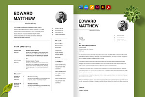 Job Application Resume, a Resume Template by Nur Designer