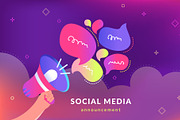 Social Media Announcement and Hiring, an Object Illustration by Julia Tim (Thumbnail 2 of 6)