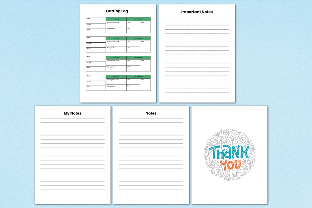 2026 Garden Sheet Bundle For Canva preview 6