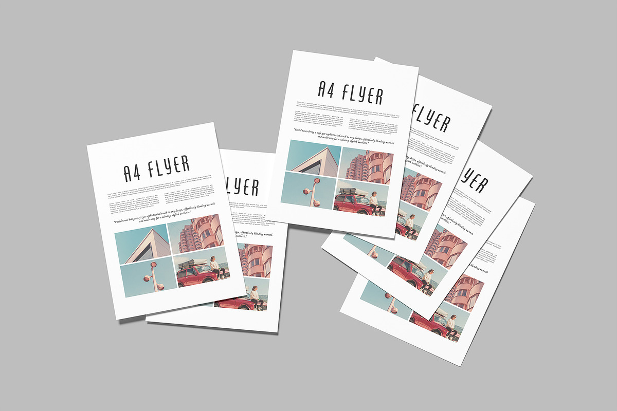 A4 Flyer Mockup, an Advertising Mockup by rizalamora (Photo 3 of 11)