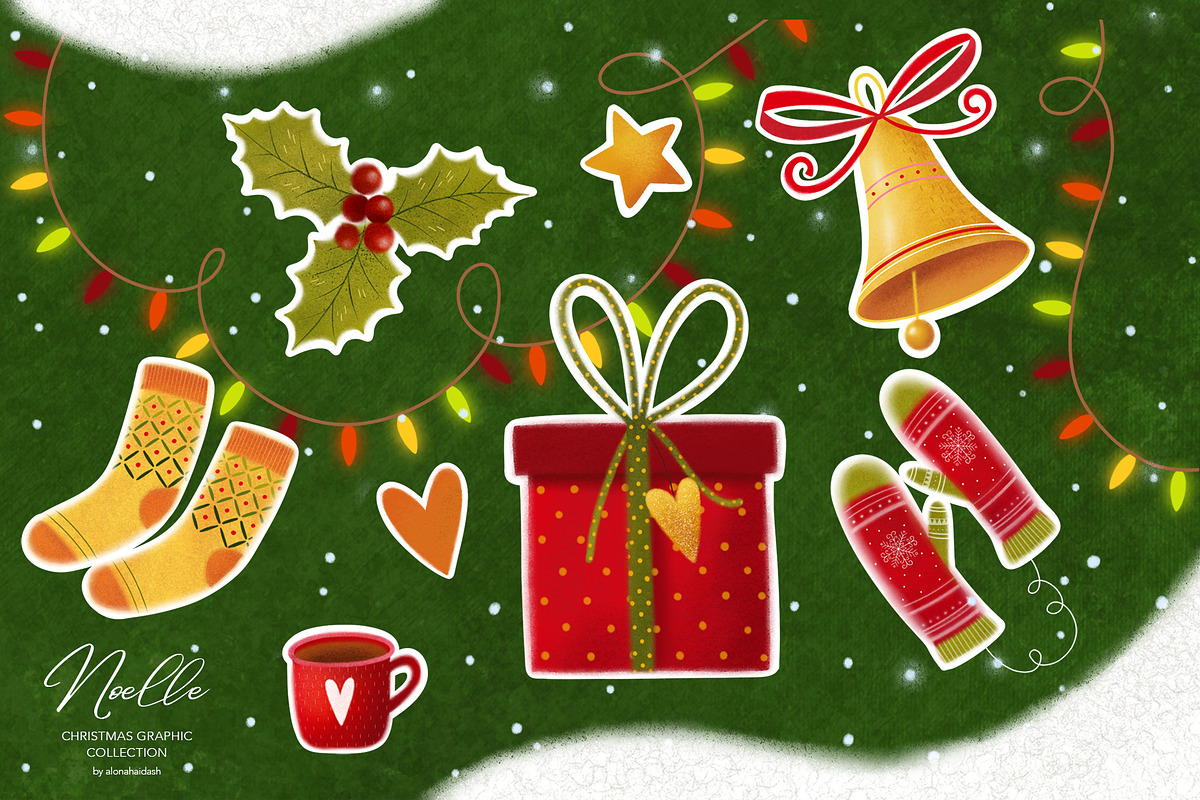 Noelle Christmas Graphic Collection, an Object Graphic by alonahaidash (Photo 7 of 16)