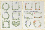 -40 Wild Trend Watercolor Collection, an Object Graphic by Cat In Colour (Thumbnail 2 of 8)