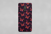 Neon Glowing Butterfly Pattern, a Pattern Graphic by HillTract (Thumbnail 6 of 6)