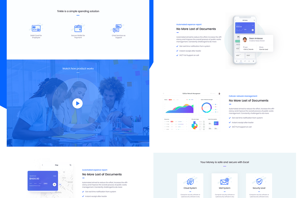 Corporate Landing Page, a Landing Page Template by Pranav (Photo 2 of 4)