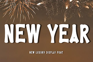 New Year, a Script Font by InermediaSTUDIO