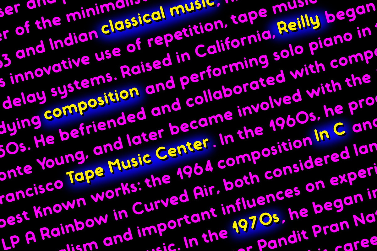Riley Wow, a Sans Serif Font by Etewut (Photo 2 of 5)