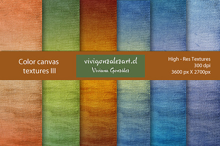 Color canvas textures III