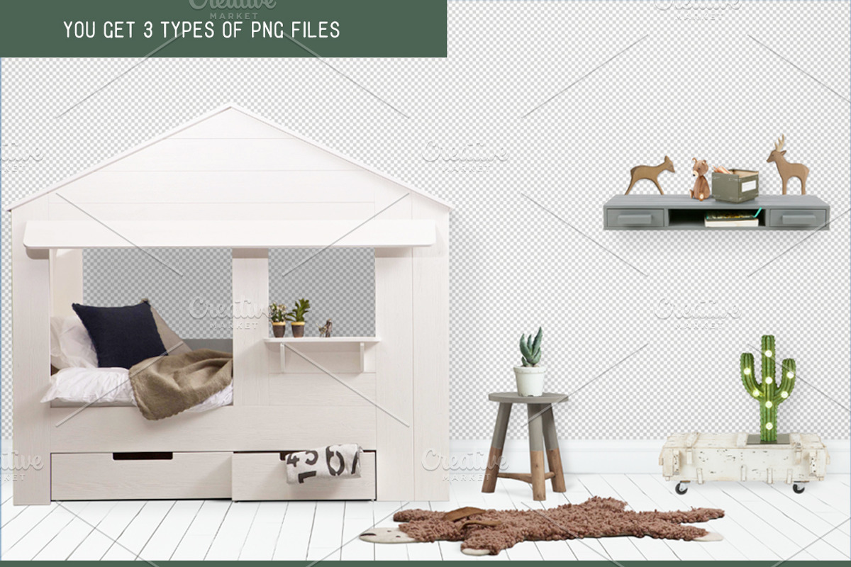 Kids Room Wall/Frame Mock Up 20, a Print Template by Whimsicality (Photo 5 of 6)