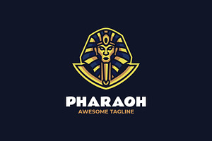 Pharaoh Mascot Logo Design, a Branding & Logo Template by Artnivora.Std