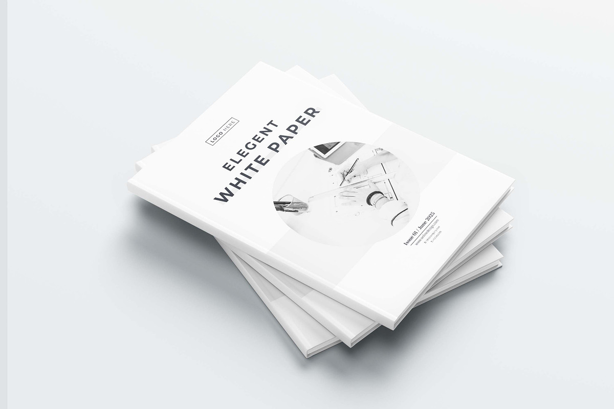 White Paper | MS Word & Canva, a Brochure Template by obayes (Photo 7 of 18)