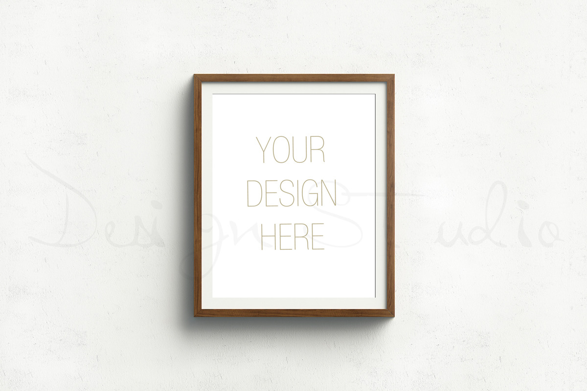 Frame mockups bundle 4;5 ratio V&H, a Print Template by HisariDS Mockup Design (Photo 4 of 6)