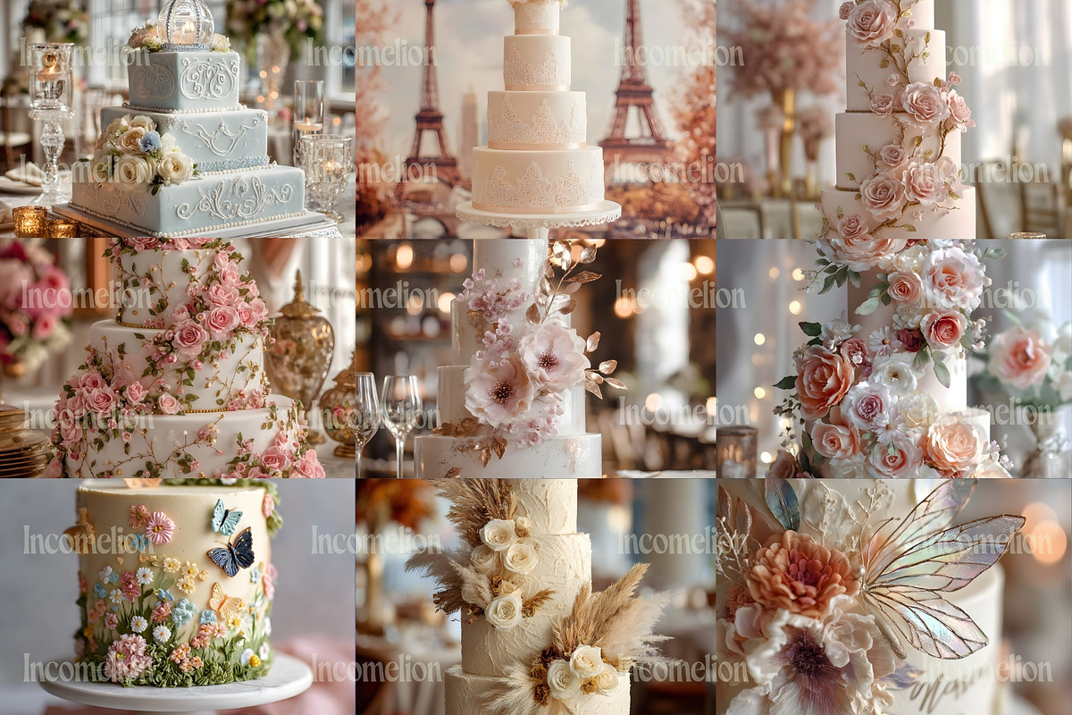 135 Wedding Cake Stock Photos, a Food & Drink Photo by Incomelion (Photo 12 of 14)