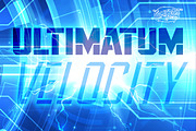 Ultimatum Velocity speed stencil, a Sans Serif Font by Comicraft Fonts (Thumbnail 1 of 5)