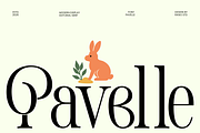 Pavelle Modern Editorial Serif Font, a Serif Font by Rasio Studio (Thumbnail 1 of 9)