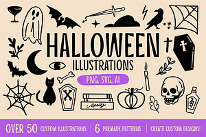 Halloween Fall Illustration Pack
