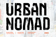 Urban Nomad - Distressed Dry Brush, a Handwritten Font by Typia Nesia (Thumbnail 1 of 11)
