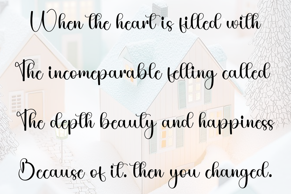 Simple Christmas, a Handwritten Font by InermediaSTUDIO (Photo 6 of 7)