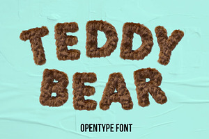 Teddy Bear Font