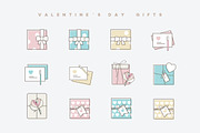 Gifting Icon Pack, an Outline Icon by Polar Vectors (Thumbnail 5 of 12)