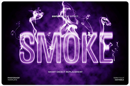 Vaporwave Smoke Text Effect