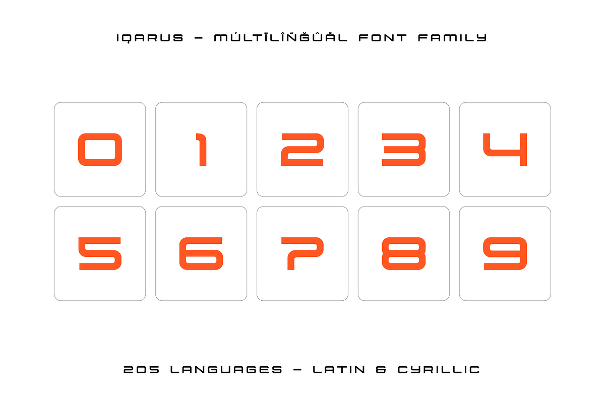 Iqarus Futuristic Sans Serif, a Sans Serif Font by alpercakici (Photo 3 of 15)