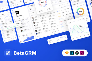 BetaCRM - SaaS Web UI Kit