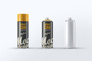 Spray Paint Mock-Up, a Product Mockup by DesignRushMarket (Thumbnail 2 of 6)