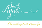 St Agnes, a Handwritten Font by Great Lakes Lettering (Thumbnail 1 of 4)