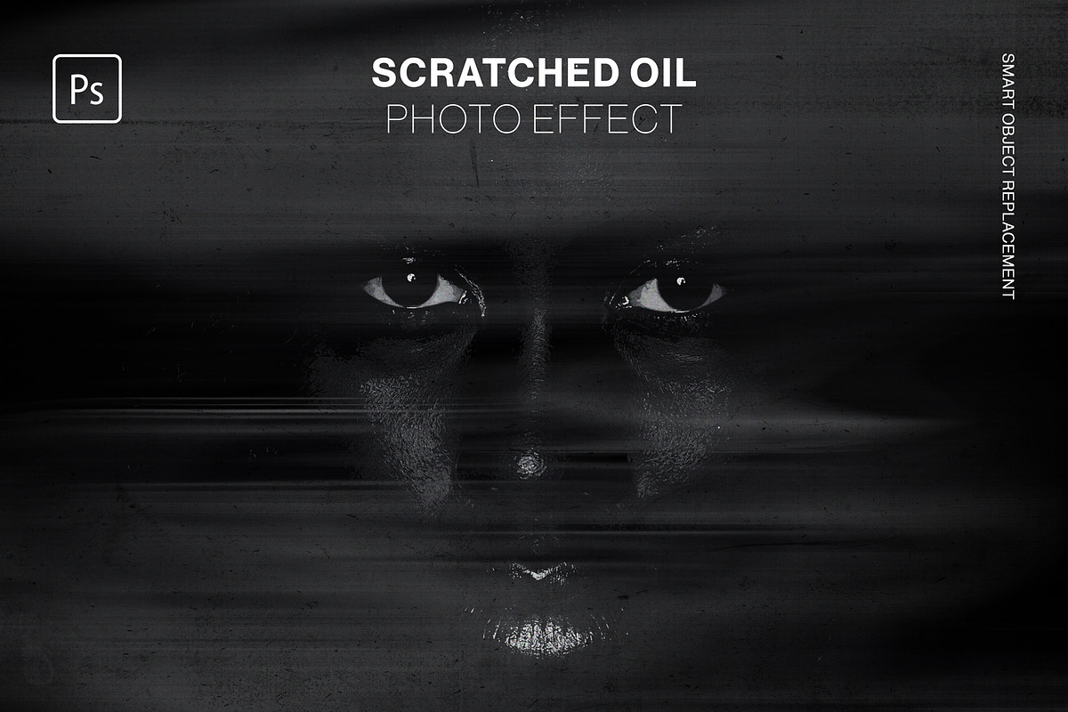 Scratched Oil Photo Effect, a Layer Style Add-On by GlowGrid (Photo 1 of 5)