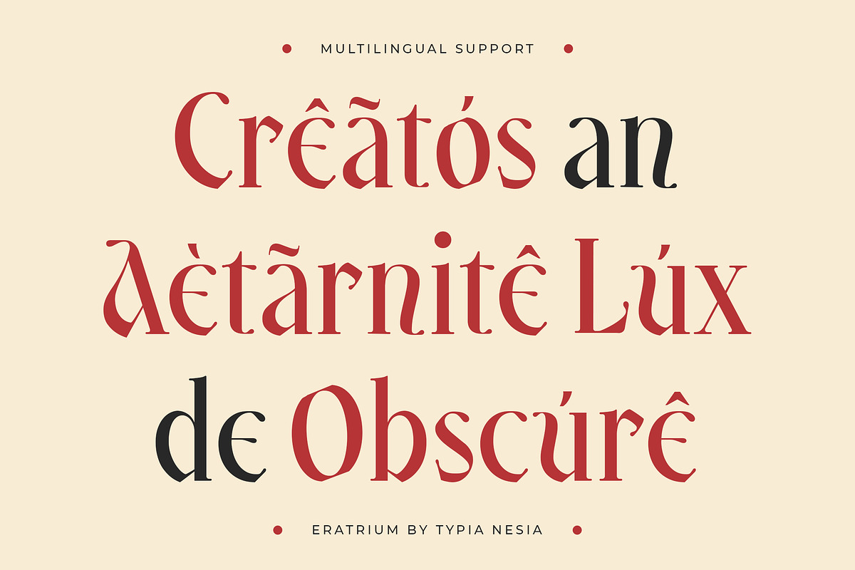 Eratrium - Classic Vintage Serif, a Serif Font by Typia Nesia (Photo 3 of 12)