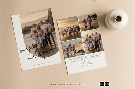 Christmas Card Template CC158, a Card Template by Always Templates