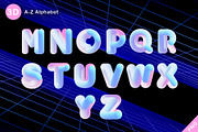 3D Blending Lettering, an Object 3D Model by VL Shop (Thumbnail 5 of 5)