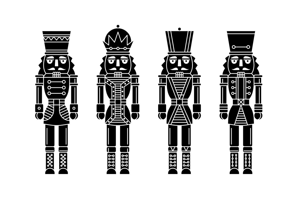 Nutcracker Drawing Illustration, a Branding & Logo Template by Buqancreative (Photo 2 of 2)