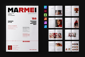 Lifestyle Magazine Template, a Magazine Template by ElvinPrint