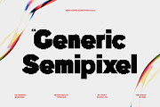 CS Generic Semipixel, a Sans Serif Font by Craft Supply Co. (Thumbnail 1 of 8)