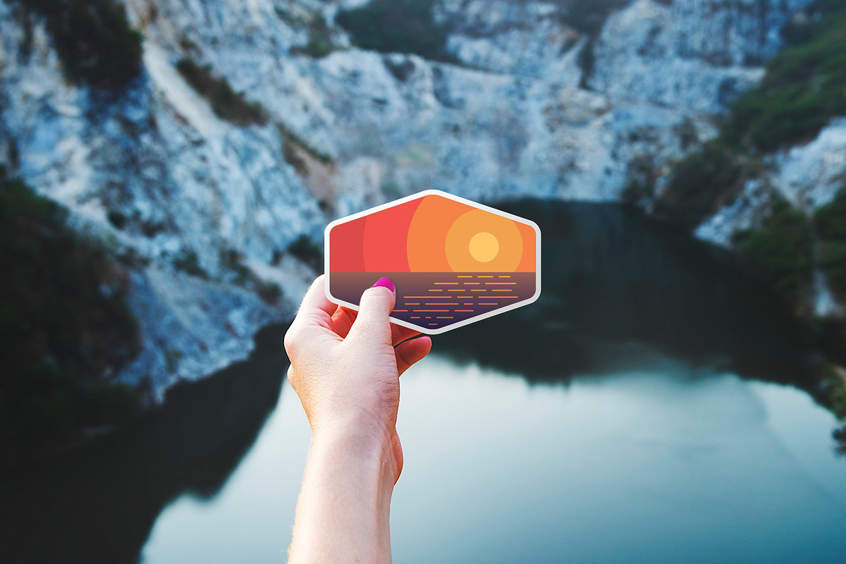 Outdoor Adventure Badge Logos, an Illustration by Build Interactive (Photo 3 of 5)