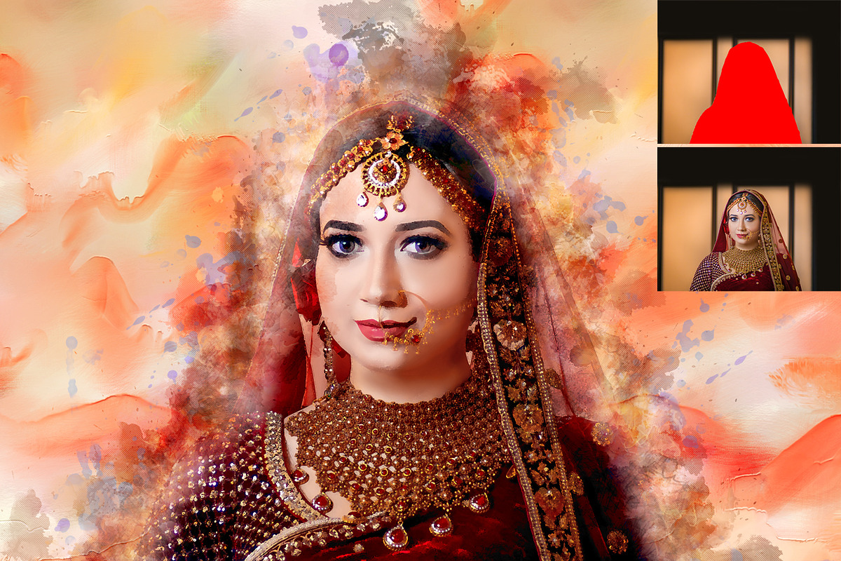 Watercolor Pro Photoshop Action, an Action Add-On by MRI STUDIO (Photo 6 of 14)